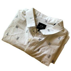NWT Armani Exchange Shirt. Pure cotton.  Offers welcome.  Holiday pick🎁